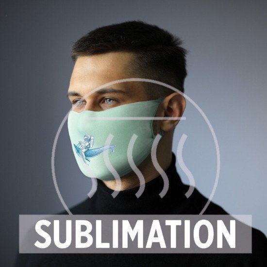 Маска захисна багаторазова Voyager, колір світло-зелений - V6992-10