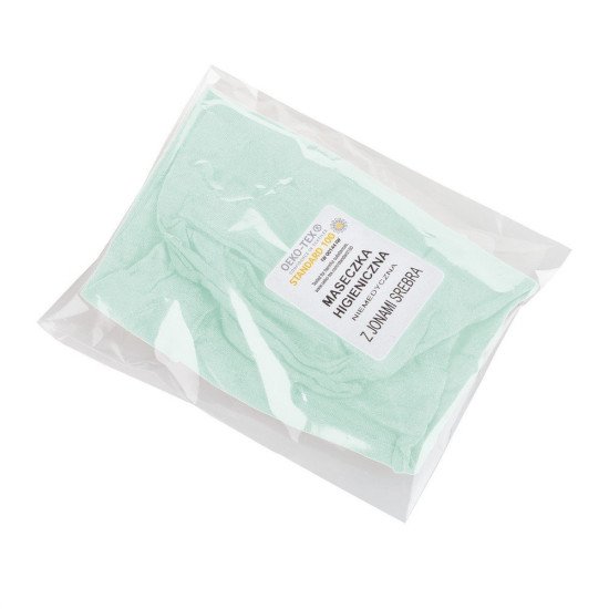 Маска захисна багаторазова Voyager, колір світло-зелений - V6992-10