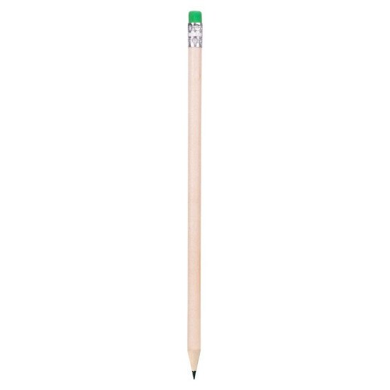 Олівець з гумкою Voyager, колір зелений - V1695-06