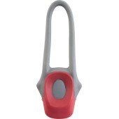 Ліхтарик велосипедний Voyager з силіконовим ремінцем, колір червоний - V7793-05