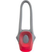 Ліхтарик велосипедний Voyager з силіконовим ремінцем, колір червоний - V7793-05