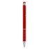 Ручка-стилус металева кулькова Voyager, колір червоний - V1657-05