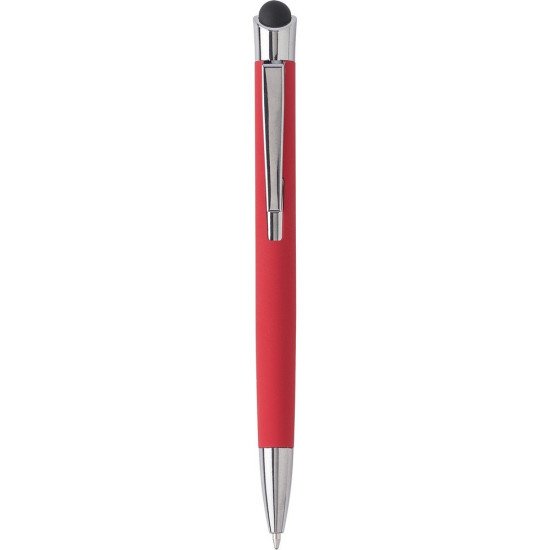 Ручка-стилус металева кулькова Voyager в футлярі, колір червоний - V1970-05