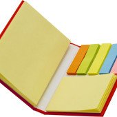 Набір стікерів для нотаток Voyager, колір червоний - V2430-05