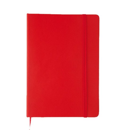 Блокнот без лініювання А5 Voyager, тверда обкладинка, колір червоний - V2857-05