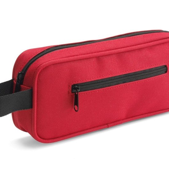 Пенал на блискавці Voyager, колір червоний - V6471-05