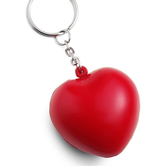 Брелок-антистрес Voyager Heart, колір червоний - V4018-05
