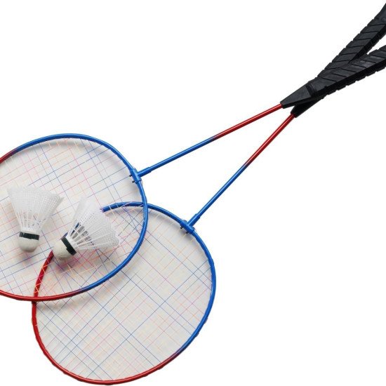 Гра бадмінтон Voyager, колір чорний/синій/червоний - V6517-00