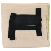 Плед флісовий Voyager 130х160 см, колір бежевий/чорний - V7687-00