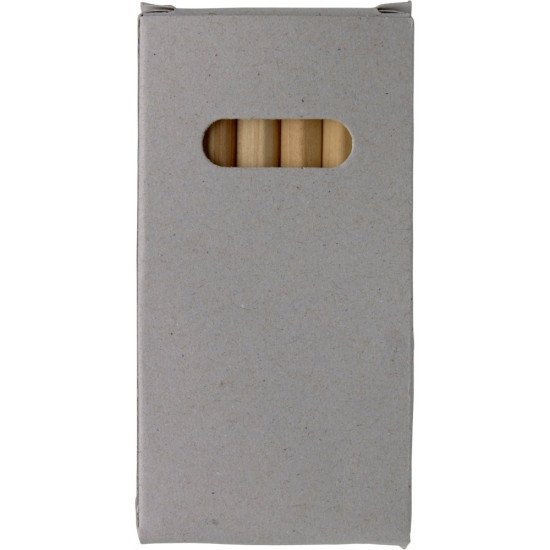 Олівці кольорові Voyager, 6 шт, колір натуральний - V6102-00