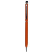 Ручка-стилус металева кулькова Voyager, колір помаранчевий - V1537-07 Ручка-стилус металева кулькова Voyager, колір помаранчевий - V1537-07