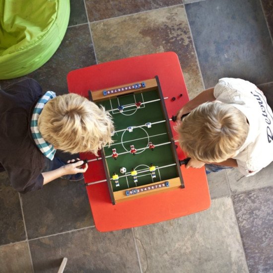 Гра настільний міні-футбол Voyager, колір світло-коричневий/чорний - V6456-00