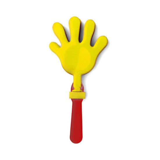 Ручна хлопавка вболівальника Voyager Hand, колір чорний/жовтий/червоний - V6580-00