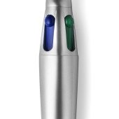 Ручка пластикова кулькова Voyager з різнокольоровими чорнилами, колір світло-зелений - V1504-10