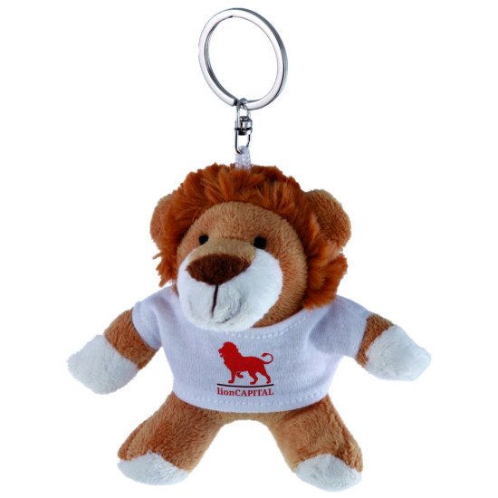 Брелок-іграшка плюшевий лев Fofcio Rex, колір світло-коричневий - HE595-18