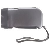 Динамо-ліхтарик Voyager LED з ремінцем, колір сріблястий - V5504-32