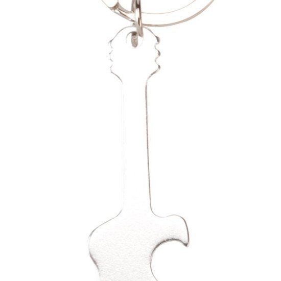 Брелок-відкривачка Voyager Guitar, колір сріблястий - V4756-32