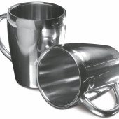 Кухоль 200 мл сталева Voyager, подвійні стінки, 2 шт., колір сріблястий - V4543-32