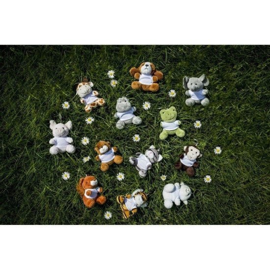 Брелок-іграшка плюшевий бегемот Fofcio Patsy, колір сірий - HE734-19