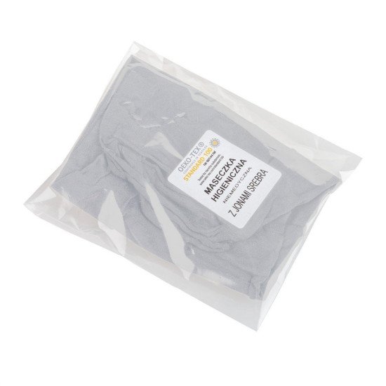 Маска захисна багаторазова Voyager, колір сірий - V6992-19