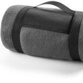 Плед флісовий Voyager 130х160 см, колір сірий/чорний - V7687-19