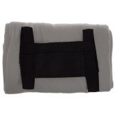 Плед флісовий Voyager 130х160 см, колір сірий/чорний - V7687-19