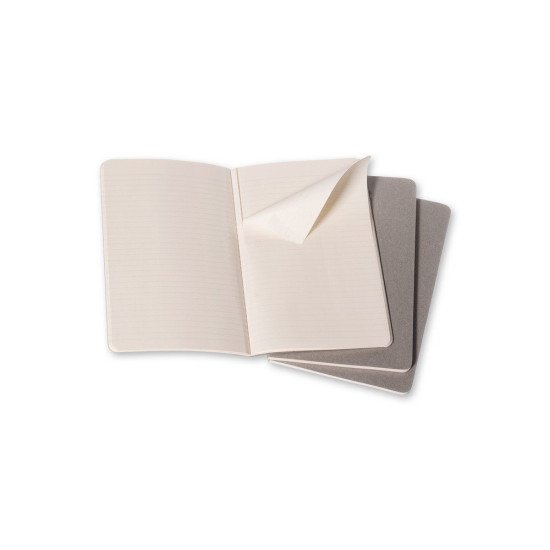 Блокнот в лінію А6 Voyager Moleskine Cahier Journal, м'яка обкладинка, колір сірий - VM023-19