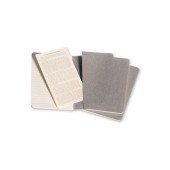 Блокнот в лінію А6 Voyager Moleskine Cahier Journal, м'яка обкладинка, колір сірий - VM023-19