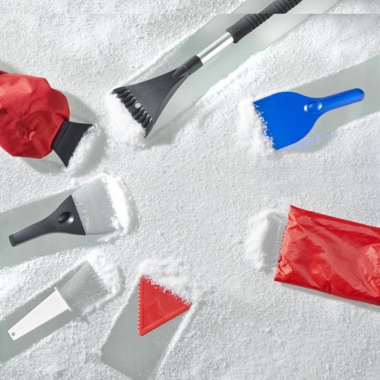 Скребок для льоду для льоду в рукавичці Voyager, колір синій - V5443-11