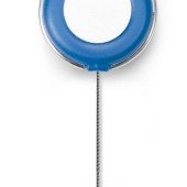 Ретрактор з карабіном Voyager 60 см, колір синій/сріблястий - V6403-11