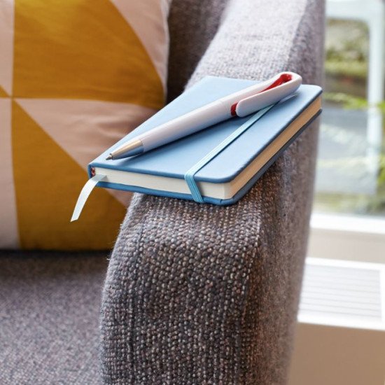 Ручка пластикова кулькова Voyager Twist, колір синій - V1318-11 Ручка пластикова кулькова Voyager Twist, колір синій - V1318-11