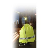 Рюкзак-мішок Voyager зі світловідбивачем, колір синій - V4492-11