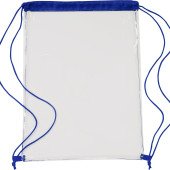 Рюкзак-мішок прозорий Voyager, колір синій - V7481-11