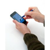 Ручка-стилус металева кулькова Voyager, колір кобальт - V3245-04