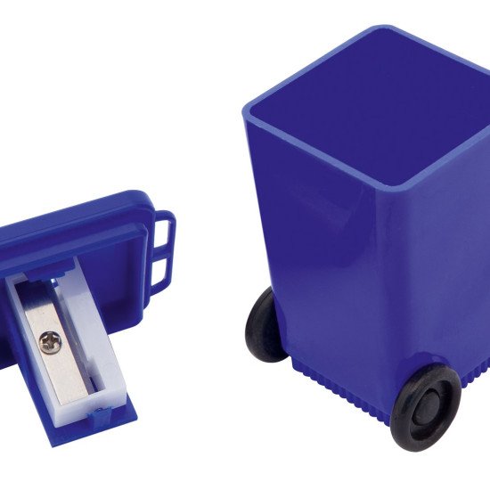 Точилка для олівців Voyager Тrash can, колір кобальт - V7648-04