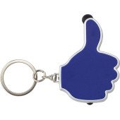 Брелок-стилус з ліхтариком Voyager Like it LED, колір кобальт - V1686-04