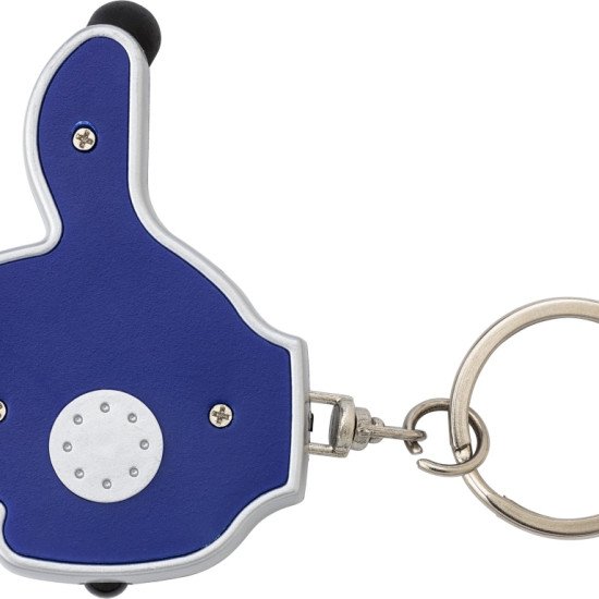 Брелок-стилус з ліхтариком Voyager Like it LED, колір кобальт - V1686-04