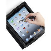 Ручка-стилус пластикова кулькова Voyager, колір чорний - V1315-03