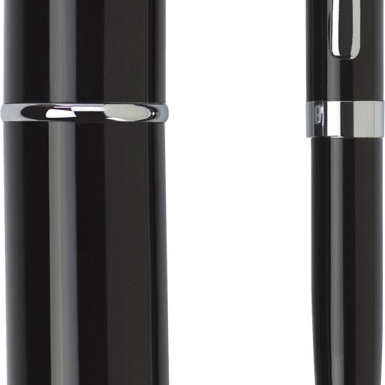 Ручка металева кулькова Voyager, колір чорний - V1670-03