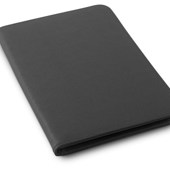 Папка для документів А4 Voyager з блокнотом, колір чорний - V2378-03