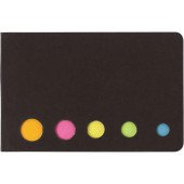 Набір стікерів для нотаток Voyager, колір чорний - V2570-03