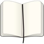 Блокнот без лініювання А5 Voyager Moleskine, тверда обкладинка, колір чорний - VM302-03