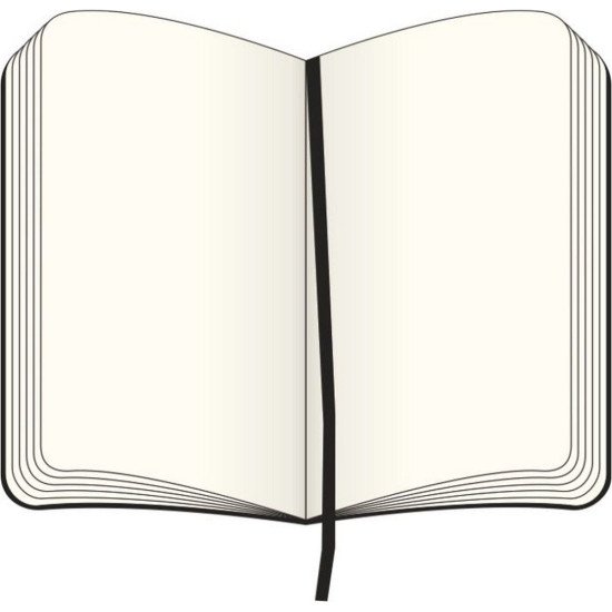 Блокнот без лініювання А5 Voyager Moleskine, тверда обкладинка, колір чорний - VM302-03