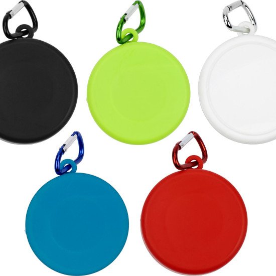 Кухоль складаний 220 мл пластиковий Voyager, з карабіном, колір чорний - V7618-03