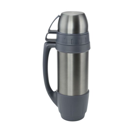 Термос 1,2 л сталевий Line Art Campania, вакуумний, колір графіт - 8087-11