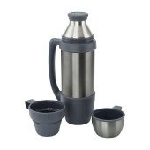 Термос 1,2 л сталевий Line Art Campania, вакуумний, колір графіт - 8087-11 Термос 1,2 л сталевий Line Art Campania, вакуумний, колір графіт - 8087-11