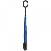 Парасоля-тростина механічна Macma MС Twocolor зворотнього складання, колір чорний/синій - 4047604