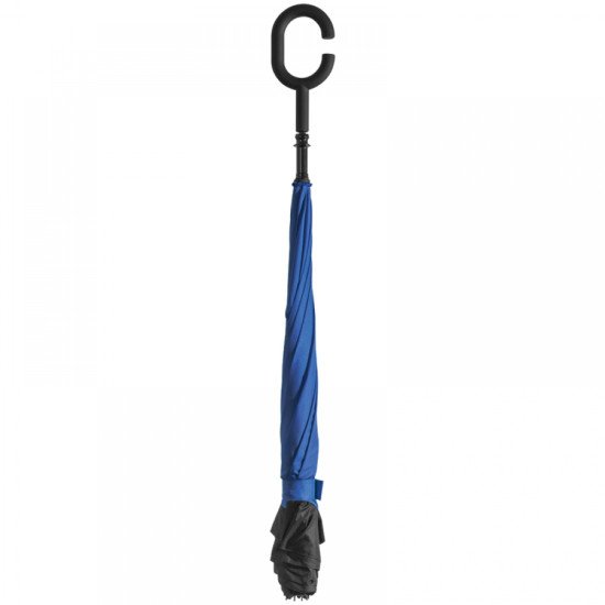 Парасоля-тростина механічна Macma MС Twocolor зворотнього складання, колір чорний/синій - 4047604