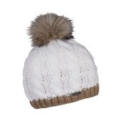 Шапка Sabbot, колір бежевий/білий - SA1023-4