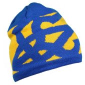 Шапка coFEE UA01, колір синьо-жовтий - UA5500.01